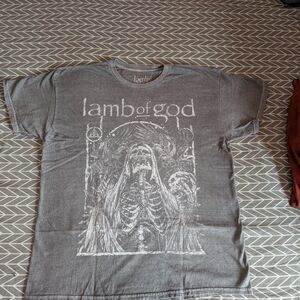 Lamb of God Gray Graphic T-Shirt Men's XL
